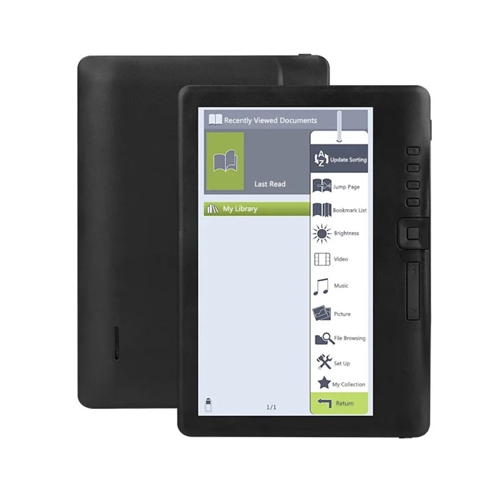Lector de Ebook Portátil Lector de Libros Digitales Soporta Tarjeta de Memoria Lector de Libros 4G