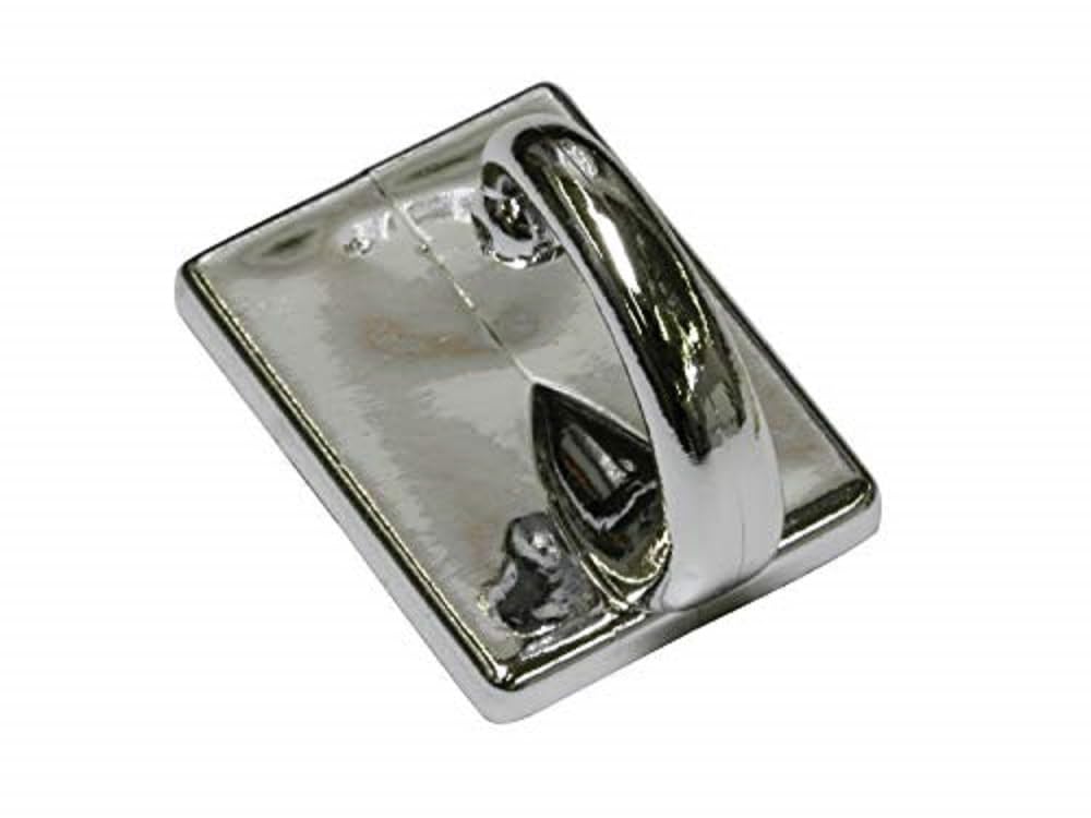 Gardinia Chrome 2 X Self Adhesive Curtain Tie Hooks For Tying And Draping Light Curtain Fabric Length 2.5Cm Plastic