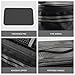 Yeory Bike Panniers, 13x8x7 Inch 15L Bike Rack Bag, Waterproof PU Leather Rear Bike Bag with Elastic Tie, Reflective Zippered Bike Bag with Fastening Tape, Rear Bike Bag