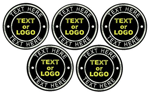 ONEKOOL 5 insignias bordadas para Airsoft Custom Club o equipo de 9 cm con cierre de velcro