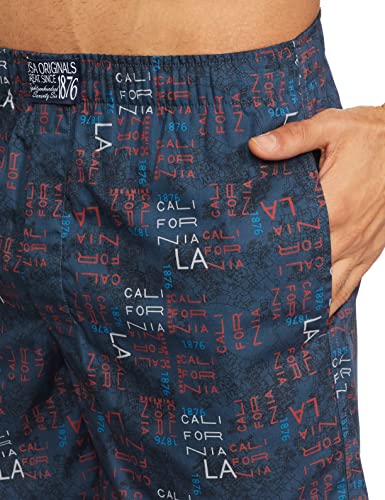 Image of Jockey US57 Men Super Combed Mercerized Cotton Woven Printed Boxer Shorts with Side Pockets (Prints May Vary)
