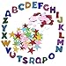 182 Fogli Lettere Dell'alfabeto in Schiuma, Adesivi in Schiuma Glitterata, Adesivi Glitter Schiuma Autoadesivi, per l'Artigianato Dei Bambini, Album di Ritagli e Decorazioni per la Casa