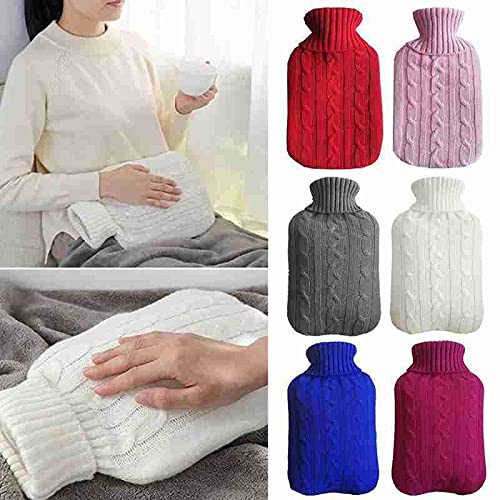 Heet waterflessen liter warmer zachte cover gebreide herbruikbare handwarmer huishoudelijke artikelen Home dingen warm… - Image 7