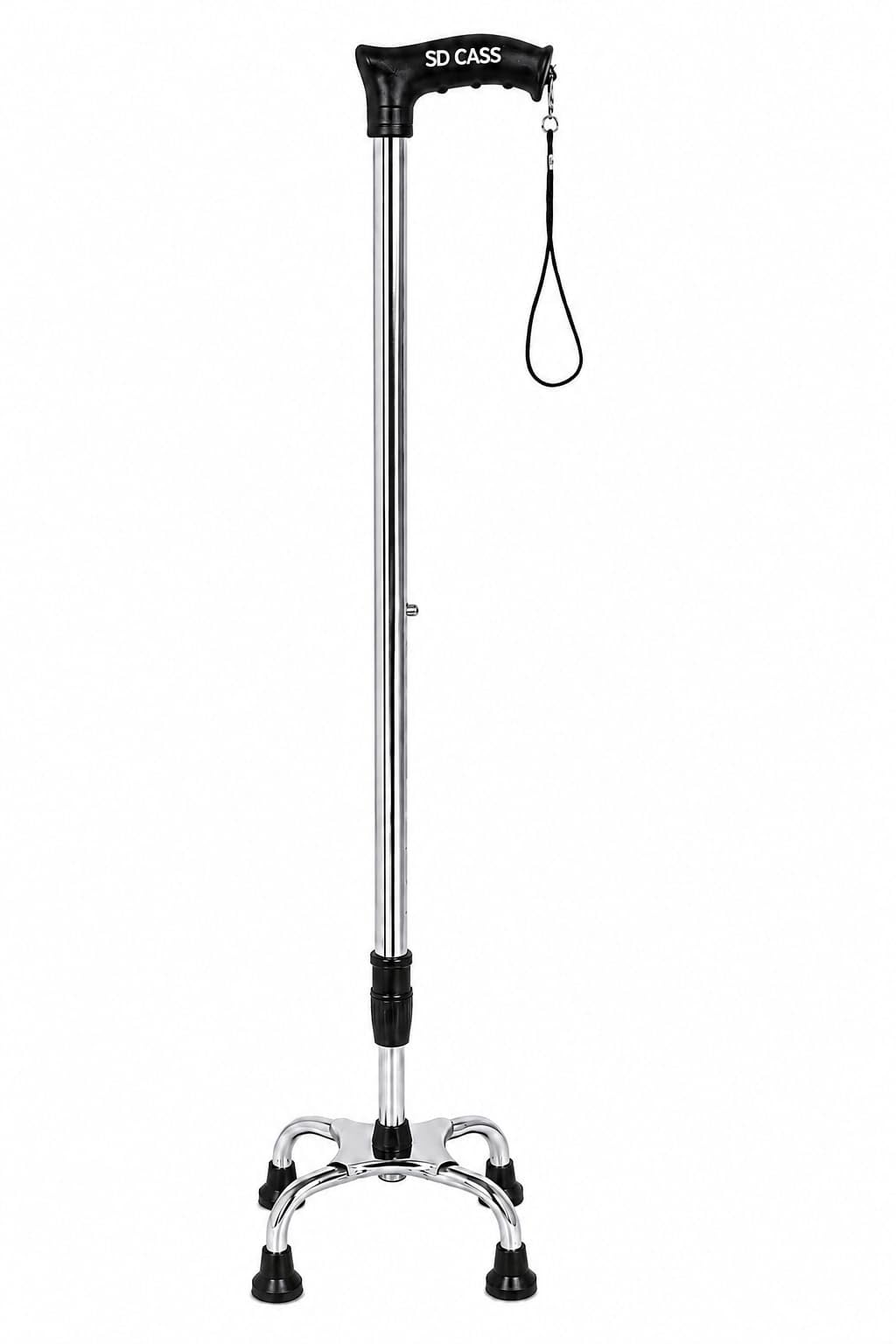 4 Leg Strong Walking Stick for Old People Adjustable Height Heavy Duty Portable Ideal for Senior Citizen,Old,Light Weight Medical Walking ! Made by High Steel (Parpal)-image-41