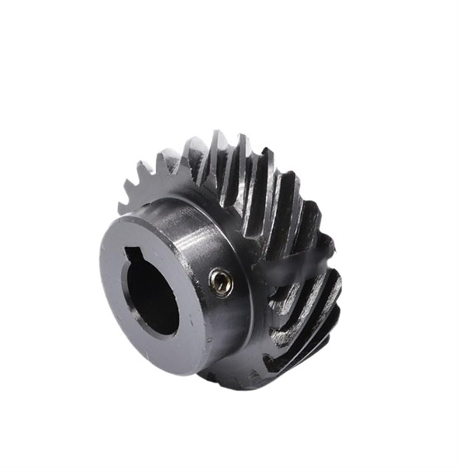 Bevel Gear Pinion Hardware Mechanical 1pcs Left Helical Gear 2M 15Teeth Interlaced Gear 45 Degree Helical Gear Keyway Bore 12/14/15/16/17/18/19/20/22mm Steel(17mm (Keyway 5))