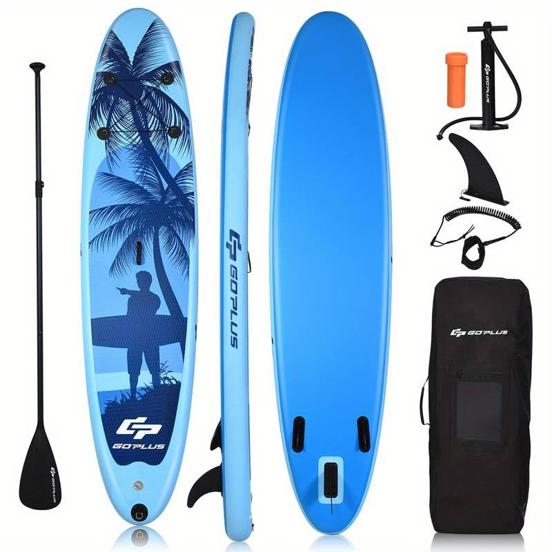 Planche SUP 335 x 75 x 16 cm avec pompe, laisse de sécurité, pagaie et aileron central