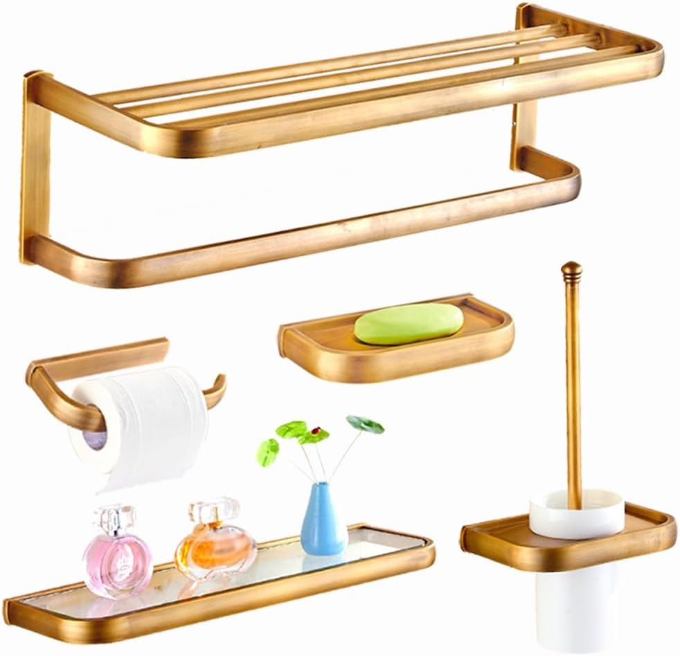 All Copper Bathroom Hardware Pendant Set