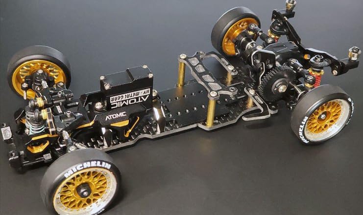 Amazon.com: Helidirect Atomic DRZ3 MS RWD Drift Chassis Kit (No