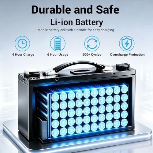 Carretilla eléctrica plegable para escaleras 900 lbs miniatura 2