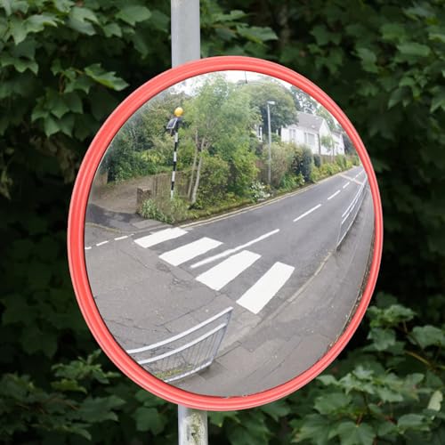 Espejo de tráfico redondo para control visual en pasillos y zonas interiores 5