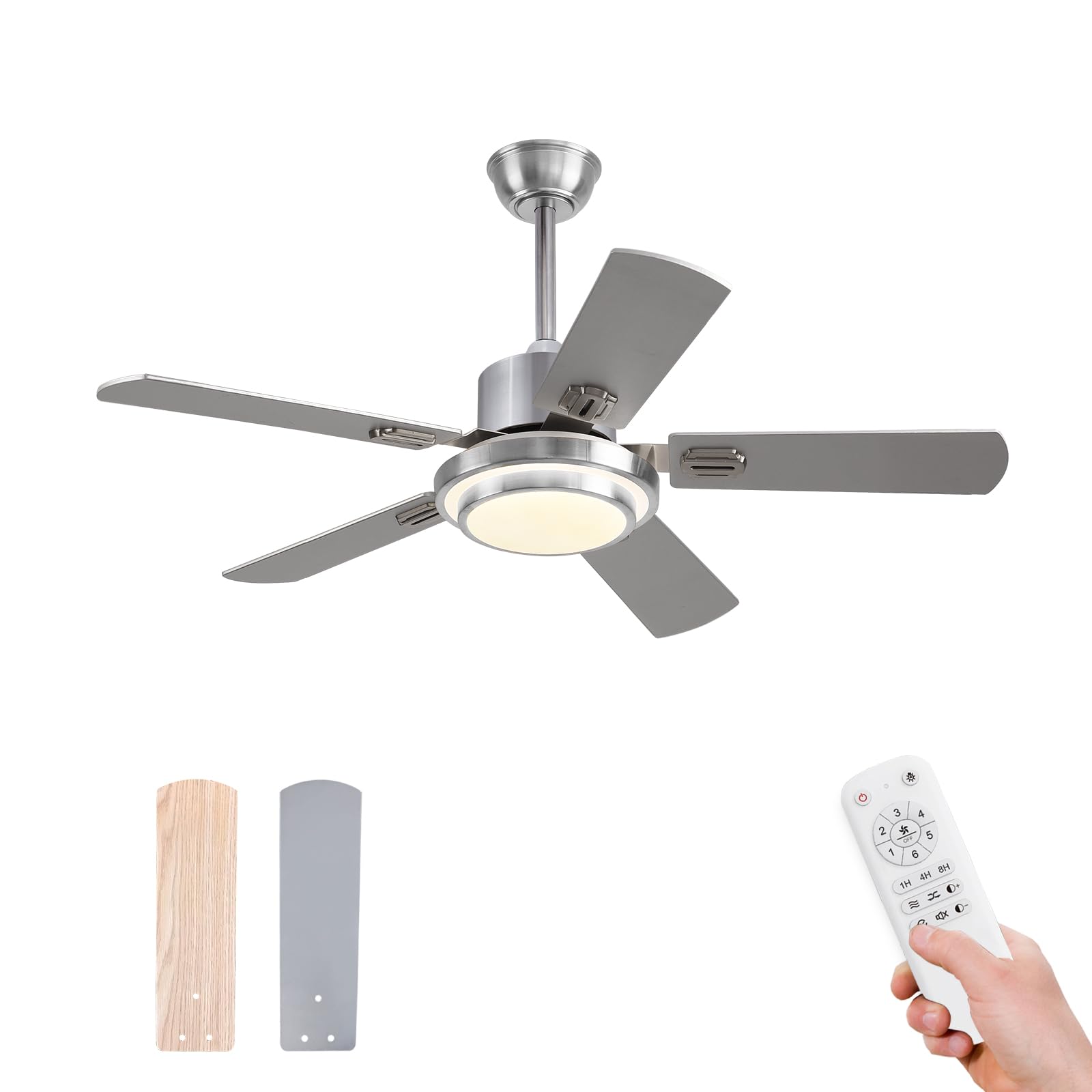 CDT HI CANNABINOID HERB ♯CBN CBG CBD ハーブ SODSEA 42 Inch Ceiling Fan with Light, Outdoor Ceiling Fans