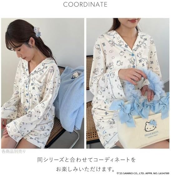 ハローキティ SNIDEL HOME パジャマ スナイデル ホーム×ハローキティのルームウェア、りんごボタン