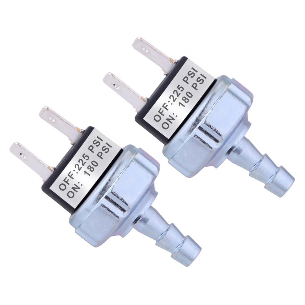 Air Compressor Pressure Switch 180-225PSI Pressure Controller fit for Dewalt D55146 Type 8 4.5 Gallon D55168 D55167 - AB-9063290