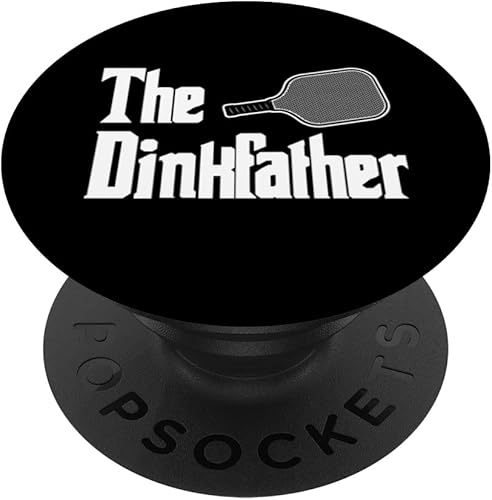 The Dinkfather - Funny Pickleball Paddles Set Pickleball PopSockets Swappable PopGrip