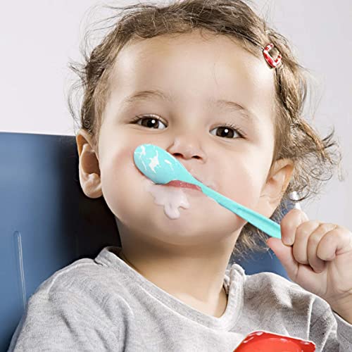 Teivio Reusable Portable Travel Utensils Silverware Knives Forks & Spoons Set Of 2 For Camping Travel Bpa Free Wheat Straw Plastic, Multi-Color With Storage Case, Service For 2 #TOP3