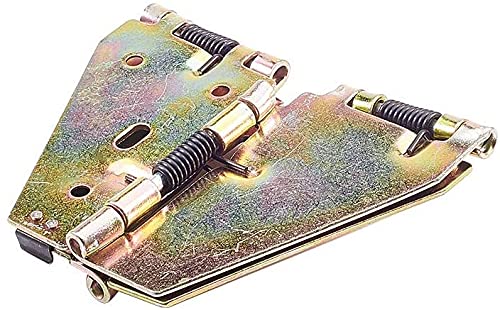 Heyiarbeit 4Pcs Sturdy Leaf Folding Table Hinge Support 5.20"x4.02"(LxW) Kitchen Hinges Hardware for Butler Folding Furniture Tables Desk Bronze Tone