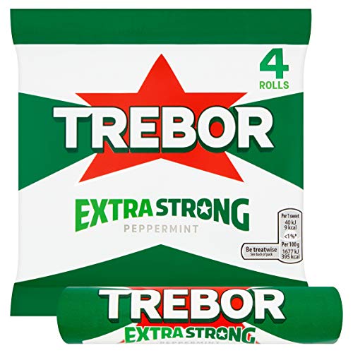 Trebor LG-B009JS0TVE Extra Strong Roll Trebor Extra Strong Roll Trebor Extra Strong Peppermint Mints Pack thumb #1