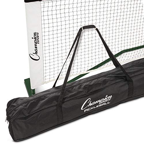 Champion Sports Portable Pickleball Net: Regulation Size Pickle Ball Net System - Easy