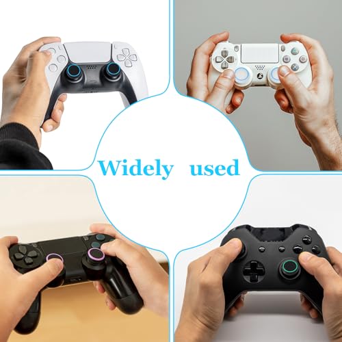 28pcs Thumb Grips Joystick,Controller Accessories,Full Protection,Anti-Slip Anti-Scratch Anti-Fingerprint Protective CoverReplacement Cap Compatible with PlayStation 4 and PlayStation 5 Controller - Image 7