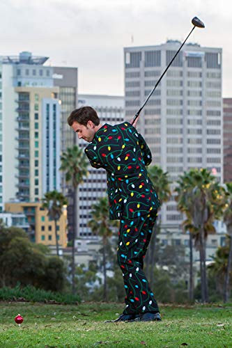 Tipsy Elves Men's Christmas Holiday Suit Jackets - Ugly Christmas Sweater Inspired Blazers for Men3