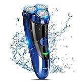 【Tecnología de afilado automático de la cabeza de la cuchilla】 La afeitadora inicia el programa de afilado automático de la cuchilla cuando se enciende. La cabeza de la cuchilla es más afilada que la cuchilla para barba y no necesita ser reemplazada con frecuencia. La red del cuchillo está como nueva todo el año.