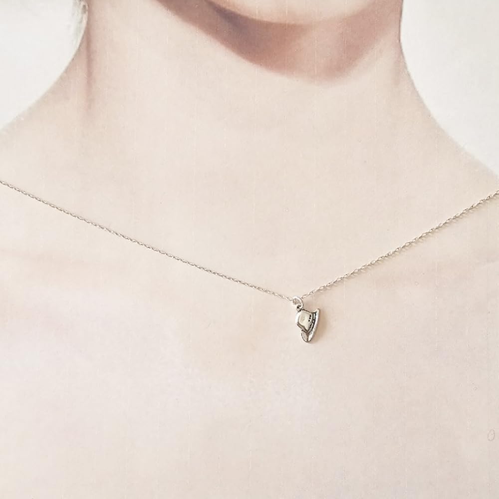 Sterling Silver Tiny Cowboy Cowgirl Hat Charm Necklace, Western Jewelry Charm Necklace, 18" - Image 4