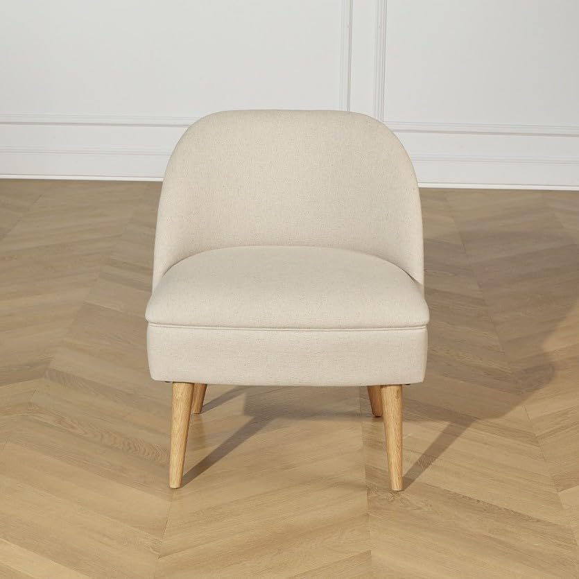 Robin des bois - MIA : Fauteuil en chêne et Lin Beige