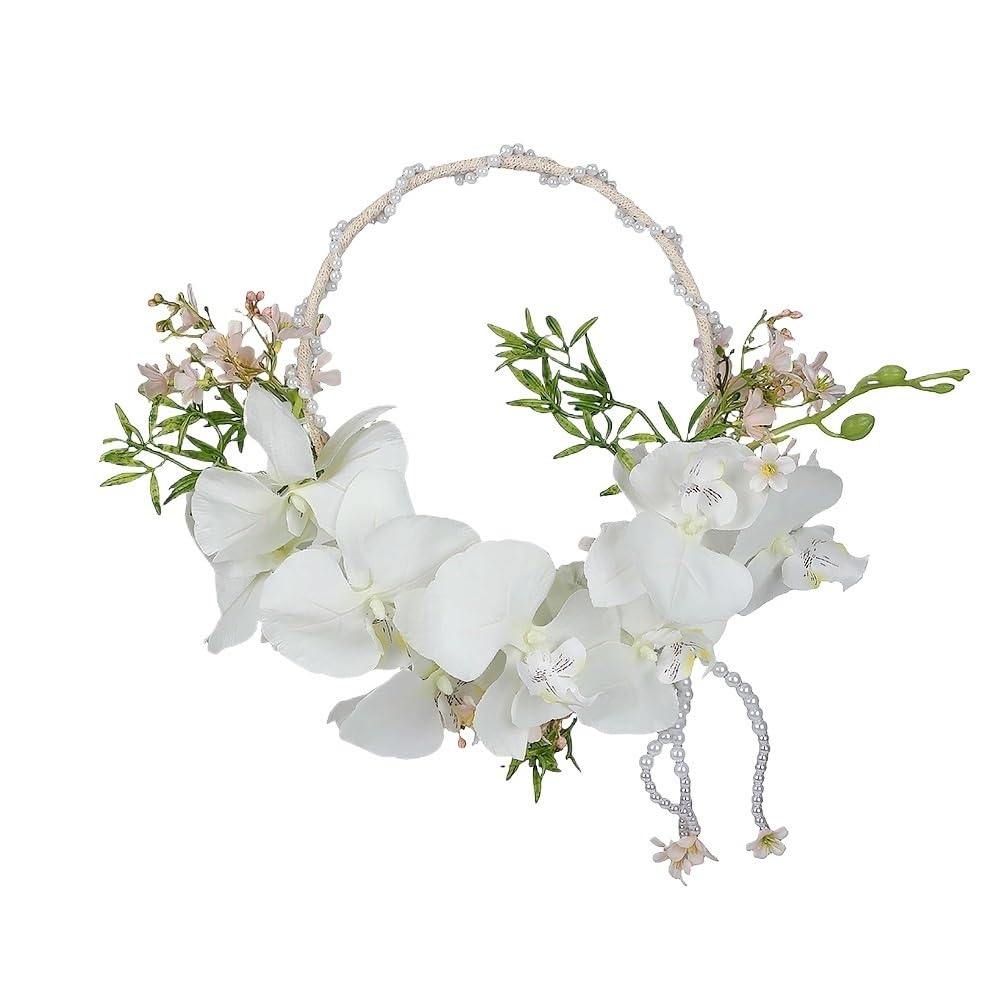 Huffa Whiteportableringbouquet[6182] Elegant Artificial Calla Lily Bridal Bouquet - White Wedding Proposal Prop For Brides(Whiteportableringbouquet[6182])