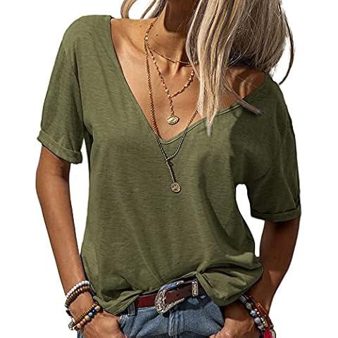 Tankaneo Mujer Camiseta Manga Corta Cover