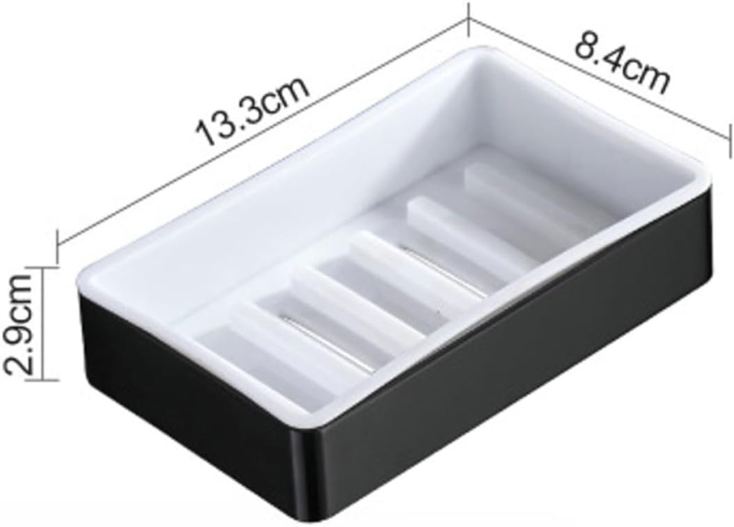 Detachable Soap Holder with Drain Rack for Bathroom Shower Use image 2