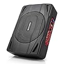 Caliber BC120US Auto-Subwoofer aktiv 500W - Schwarz - 21 x 29 x 7.2 cm - Unterseat - Woofer - 20 cm - RCA - Fernsteuerung - 2 Jahre Garantie - Kompakt - Tiefer Bass - Ideal für Auto Soundsysteme