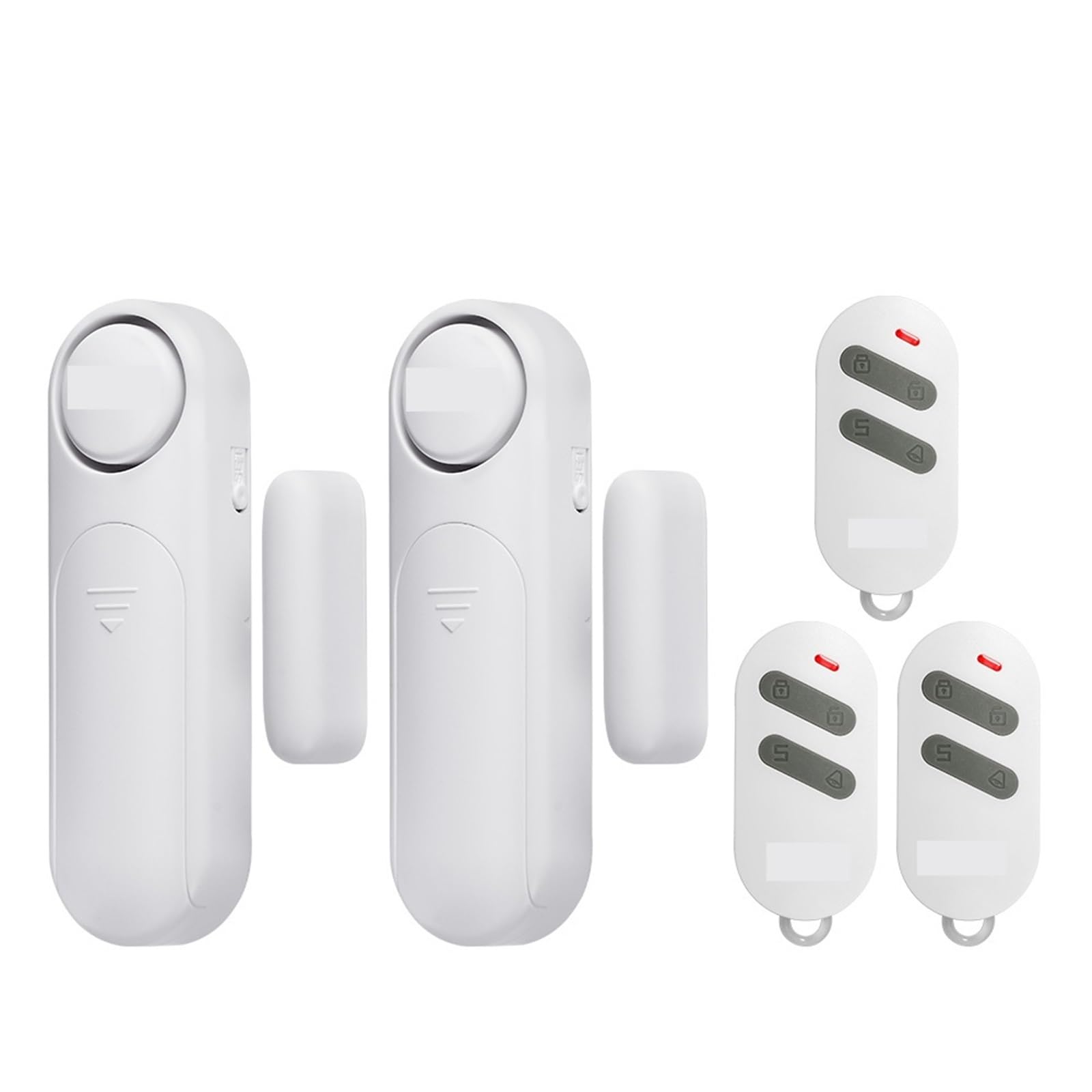 D121 Alarma inalámbrica con sensor magnético for puerta y ventana, 120 dB, antirrobo, 300 pies(Alarm Kit 5)