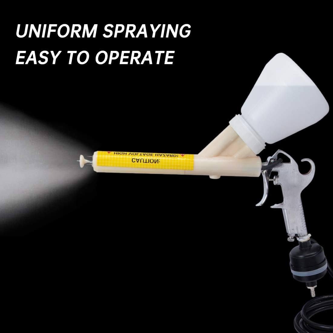 Máquina Pulverizadora Electrostática Portátil con Pistola De Pintura Ajustable para Recubrimiento En Polvo, con Interruptor De Pie, para El Hogar, El Jardín Y La Marina