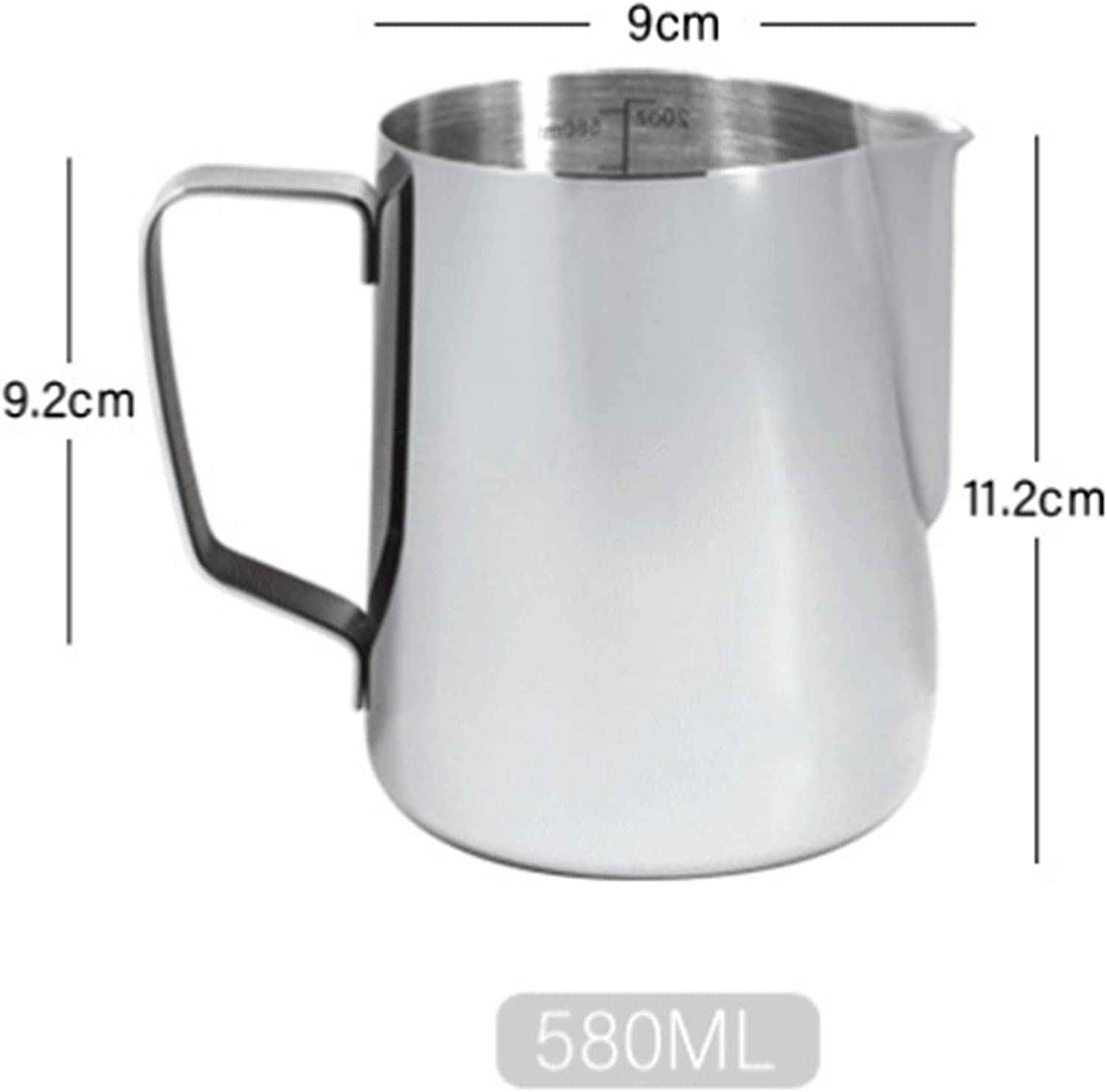 Jarra for espumar leche, jarra for café, taza extraíble for capuchino, lechera, tazas for espresso, arte latte, for, for ，Jarra para leche
