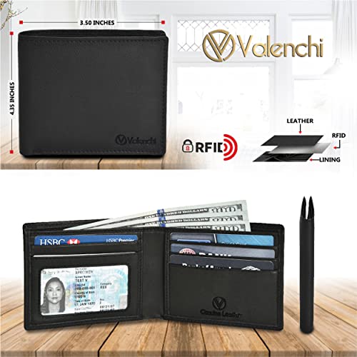 Genuine Leather Rfid Blocking Handmade Bifold Wallet For Men - Slim Mens Wallet #TOP3