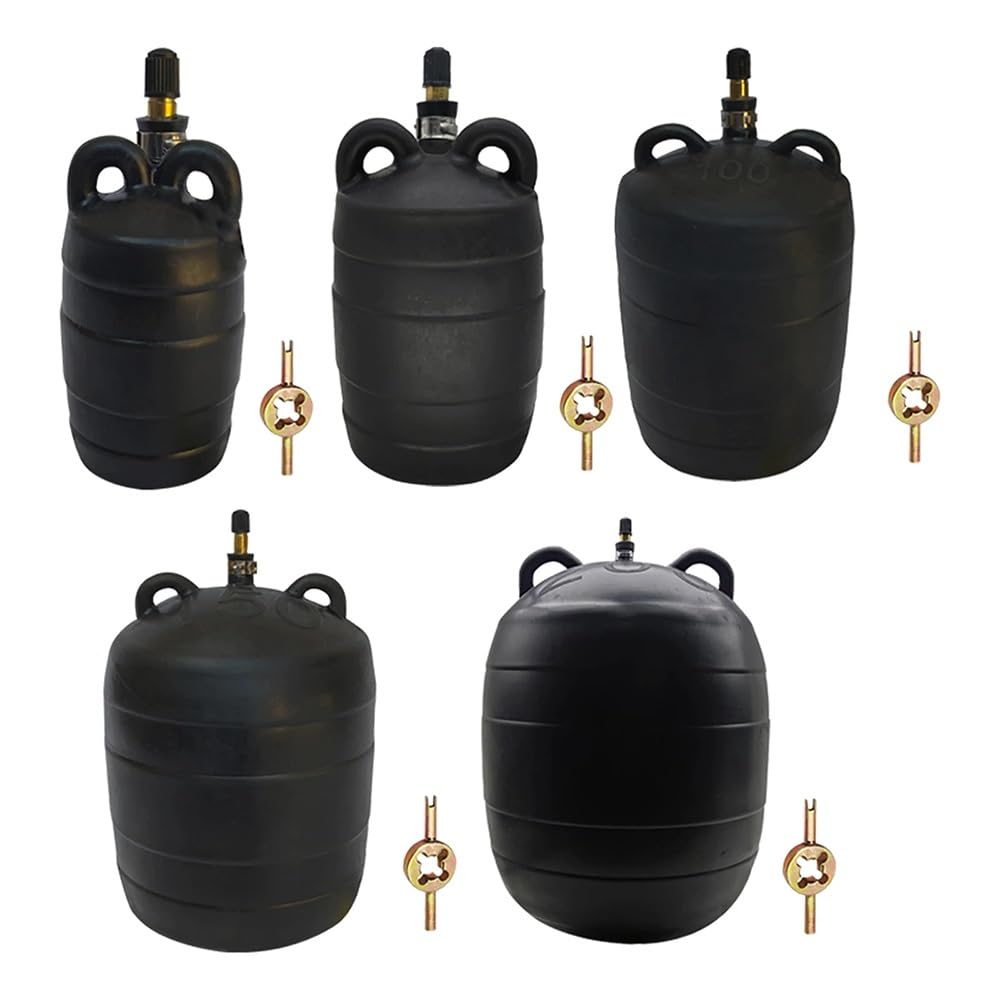 Inflatable Rubber Pipe Plug Set - Manual Inflation Sewer Test Ball for DN50/75/100/150/200mm 1set(DN50 Set)
