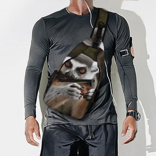 Mochila bandolera deportiva casual para trekking miniatura 7