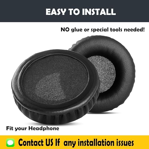 Almohadillas de repuesto MDR-RF6500 para auriculares MDR-RF6500/MDR-RF6000, cubiertas para orejeras de cuero proteico miniatura 5