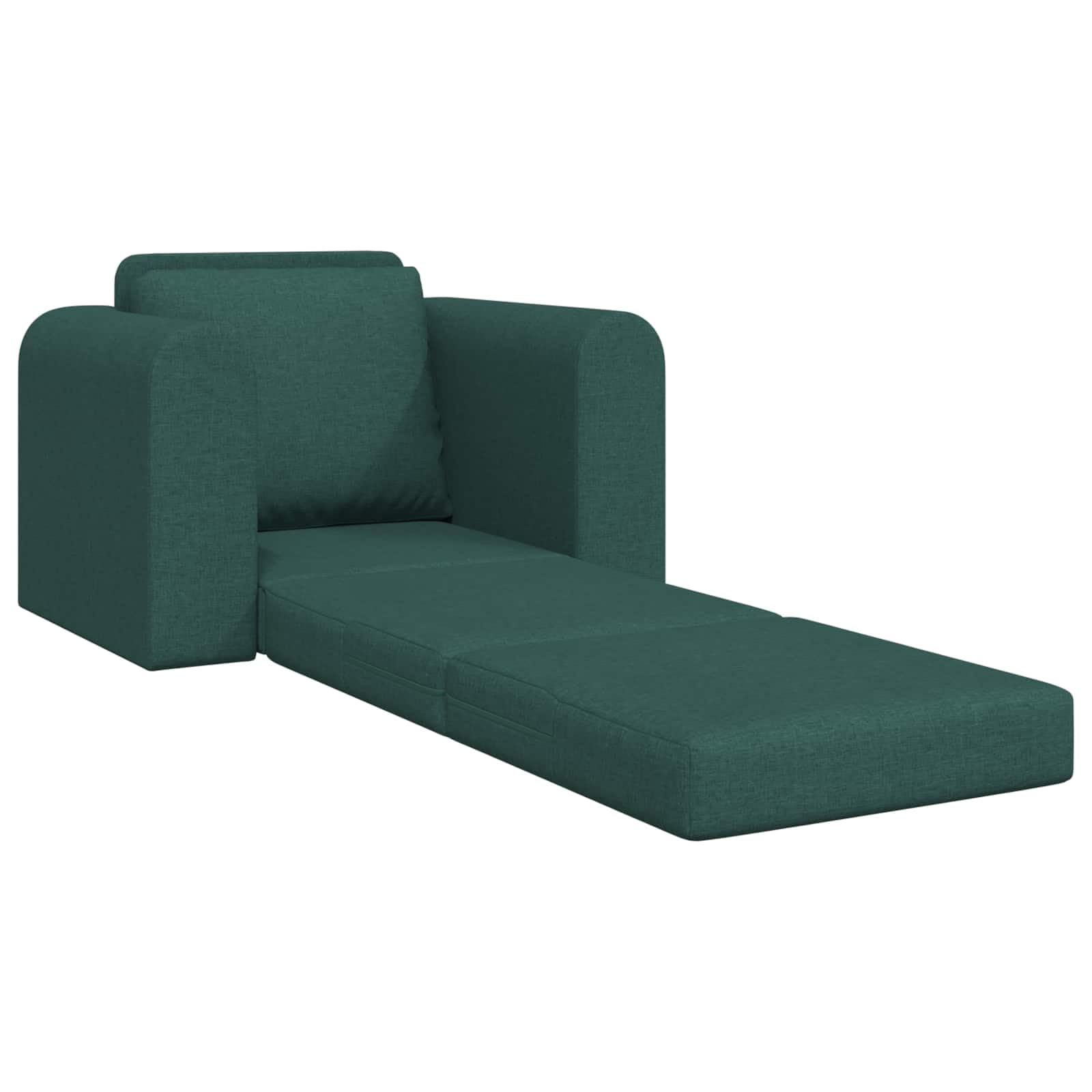 tissu convertible mécanisme manuel design moderne vert 98 x 71 x 83 cm