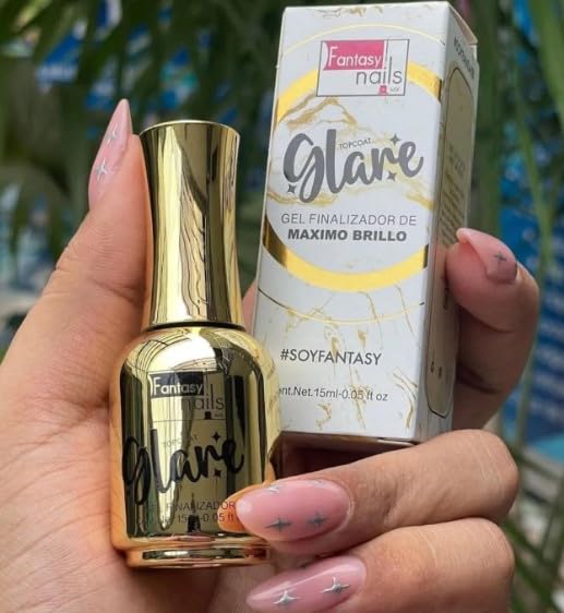 Amazon.com : Fantasy Nails Glare Top Finish Gel, 1 Fl Oz (Pack of