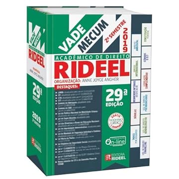 Capa do livro Vade Mecum Acadêmico de Direito Rideel - 2º Semestre 2019 - 29º Edição - Tradicional