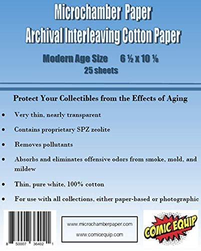 Comics fragiles ? Utilisez le papier MicroChamber Moderne pour stopper l'acide