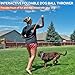 ALL FOR PAWS 25“ Dog Ball Thrower, Upgraded Foldable Tennis Ball Fetch Thrower for Dogs, Dog Ball Launcher Toy for Medium & Large Dog, Soft and Comfortable Tennis Fetch Handle, 2.5 Inch Ball Included
