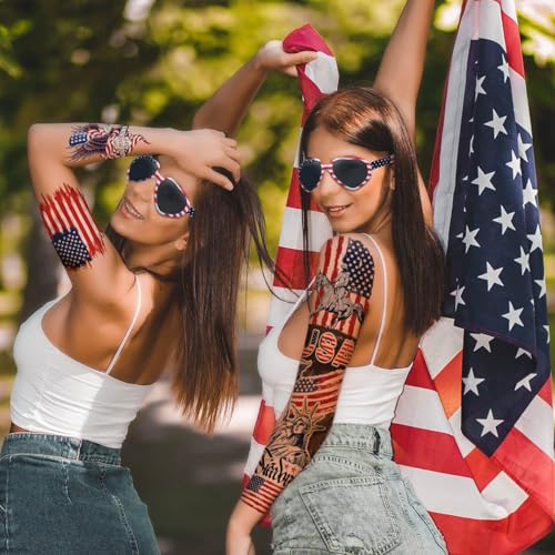 American Flag Sunglasses Bulk Patriot July 4th party favors Independence Day Party Supplies10 Pack 5