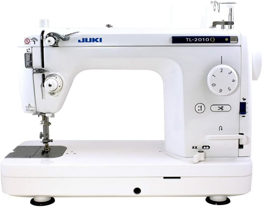 Juki TL-2010Q 1-Needle, Lockstitch, Portable Sewing Machine with Automatic Thread Trimmer for Quilting, Tailoring, Apparel and Home Decor