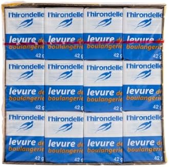 L'Hirondelle French Fresh Yeast 12 x 42g Blocks