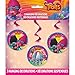 Amscan Trolls Party Hanging Swirl Decorations-26 | Purple | 3 Pcs, Medium, Multicolor