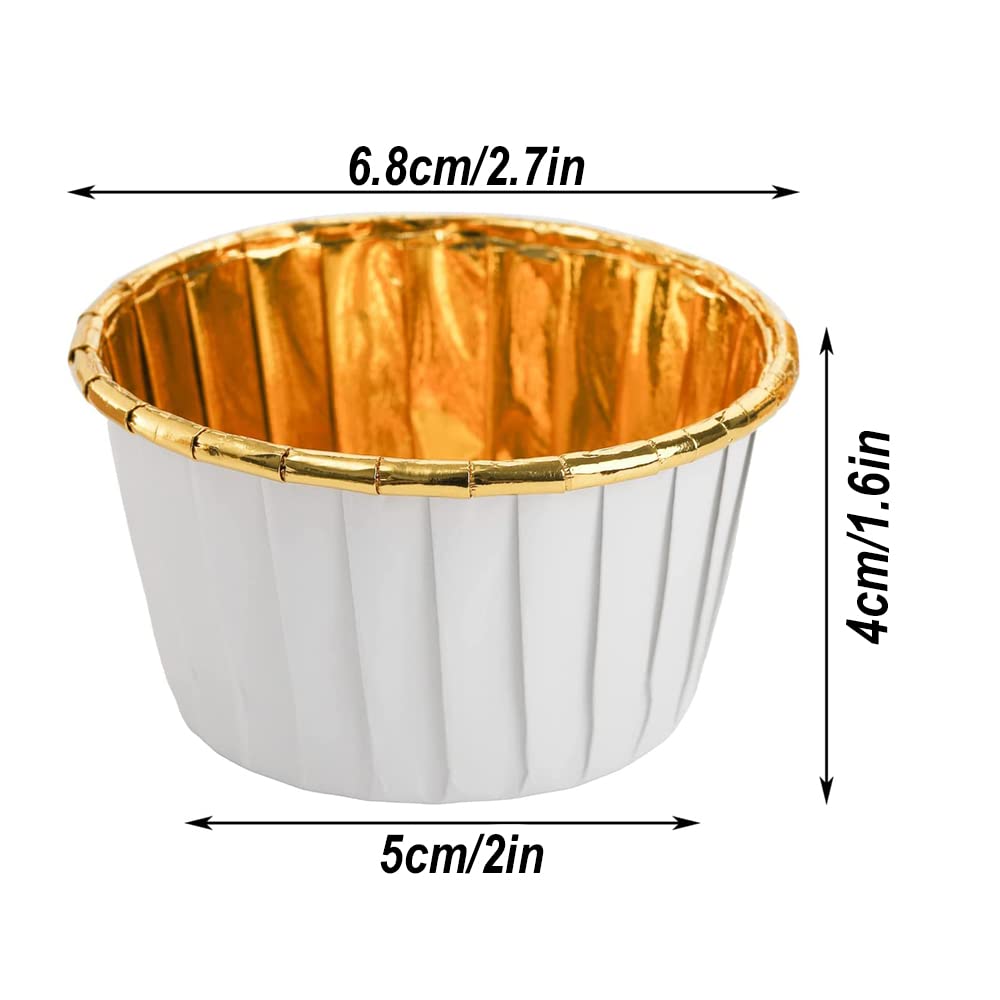 50 pezzi/set Pirottini per cupcake in carta, bicchierini di carta da