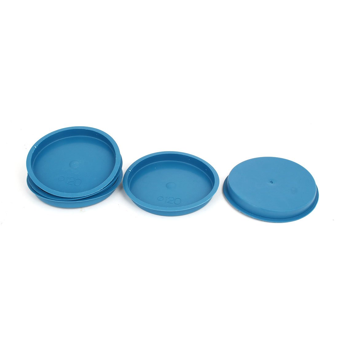 Aexit 120mm Flange Luer Fittings Mounted Tapered Hole Stoppers Waterproof Caps Luer Cap Fittings Blue 5pcs