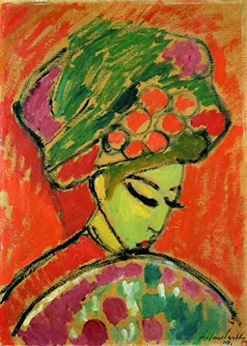 Le Turban d'Alexej Von Jawlensky Impression Grand Format Style Graffiti